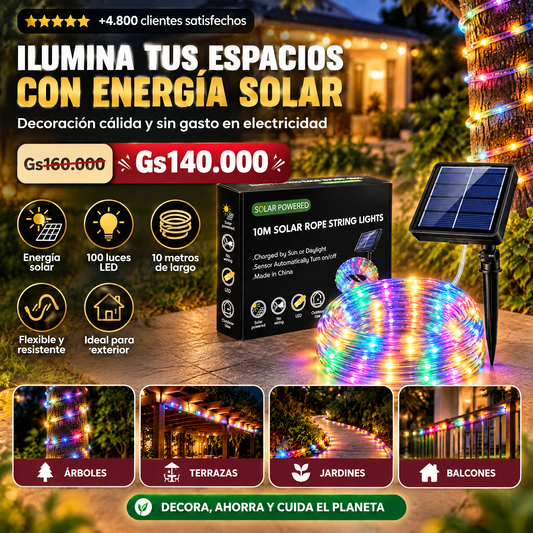 Manguera Solar Led de 10 Metros